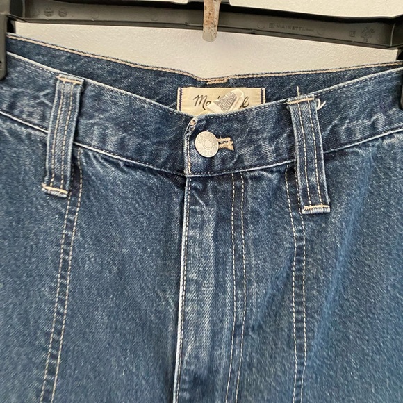 Madewell Dark Blue super wide leg Jeans high waisted size 29 - Picture 7 of 12